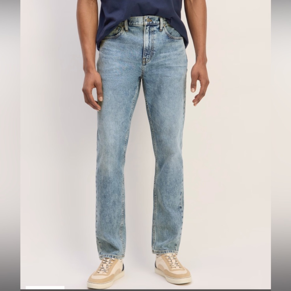 Everlane Organic Taper Jeans 33x32 Salt Lake